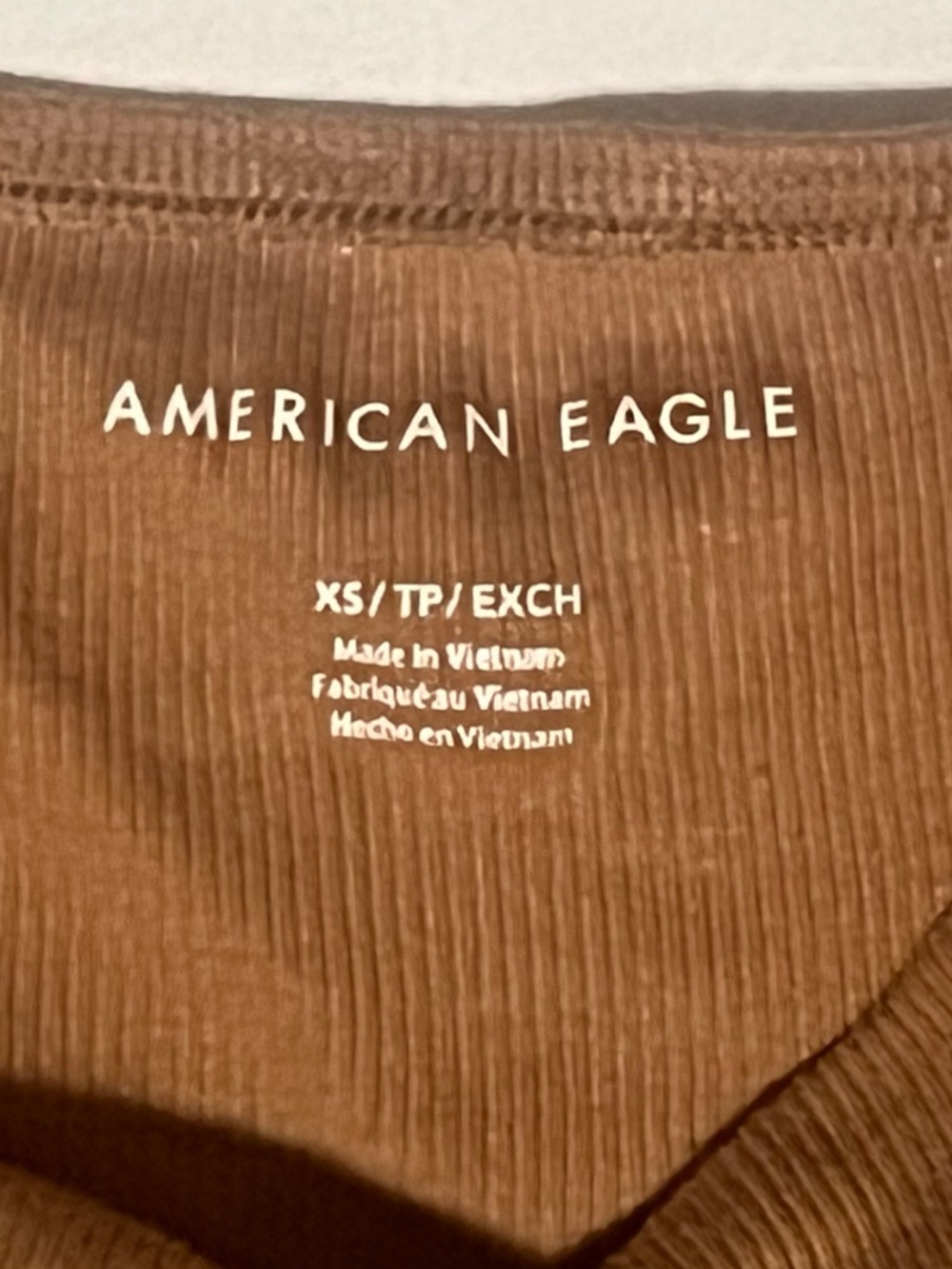 Y2K American Eagle Outfitters ribbed crop top - Picture 3 of 3